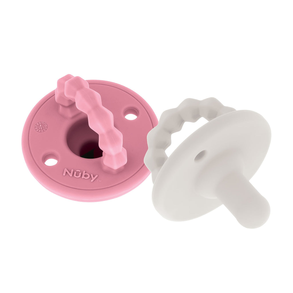 Silicone Softees Pacifier & Teether (2 Pack)