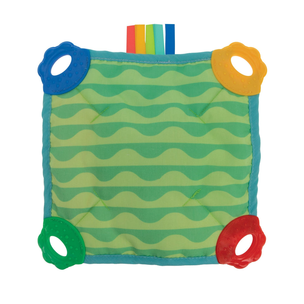 Plush Pal Teether Blankie | Frog